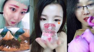 瓜妹没头脑吃桃子视频,上演“没头脑”喜剧一幕